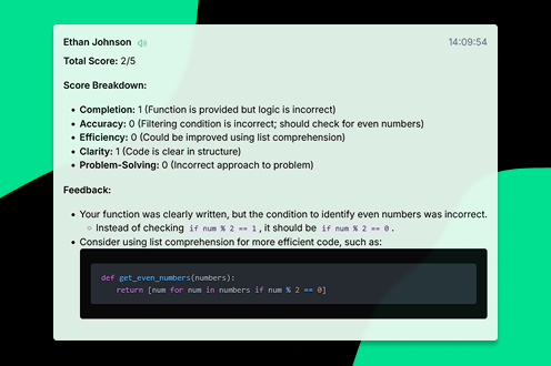 Simulation Feedback